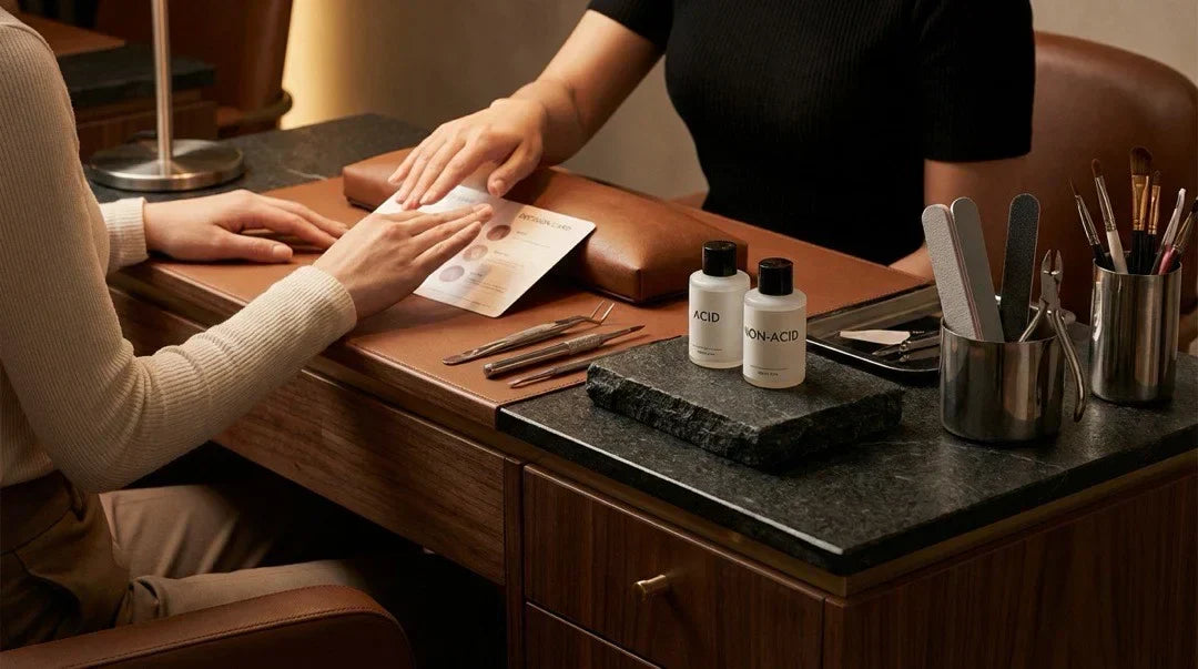 Primer kwasowy czy bezkwasowy? Kiedy który wybrać i jak uniknąć liftingu