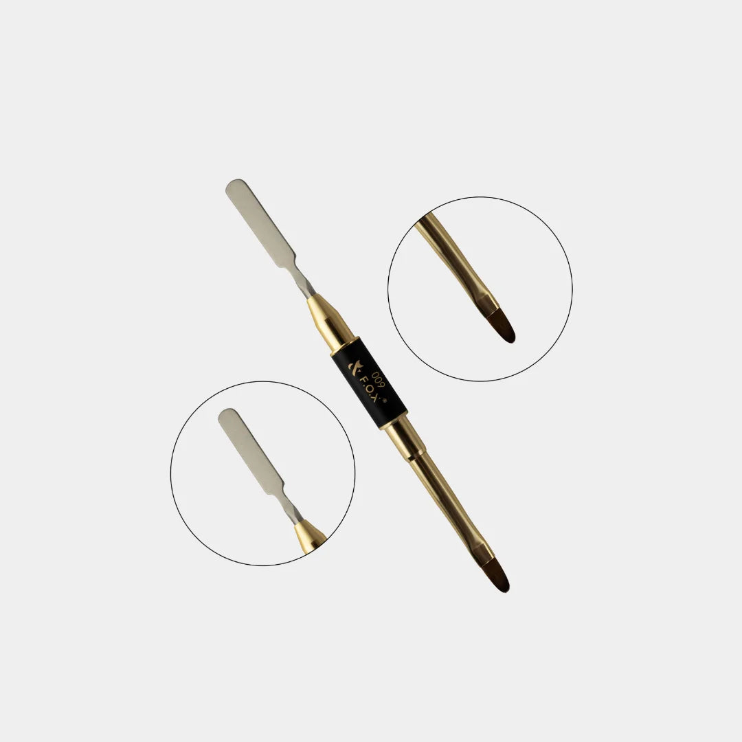 F.O.X Nail Art Kétoldalas Ecset AcrylGelhez 009