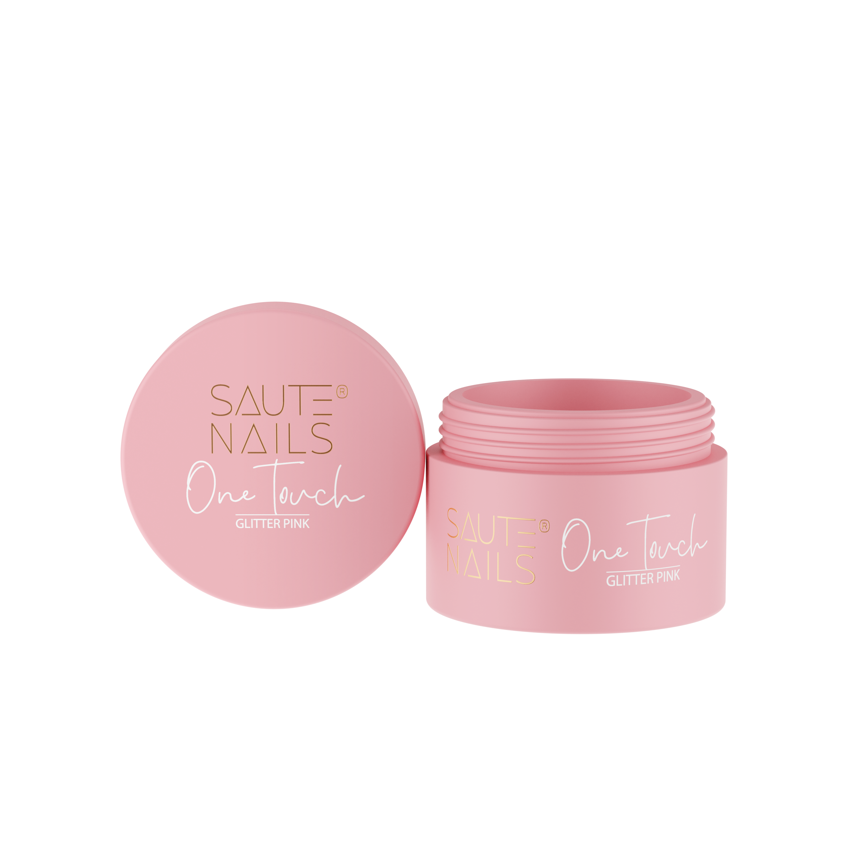 One Touch Glitter Pink Építőzselé 30g