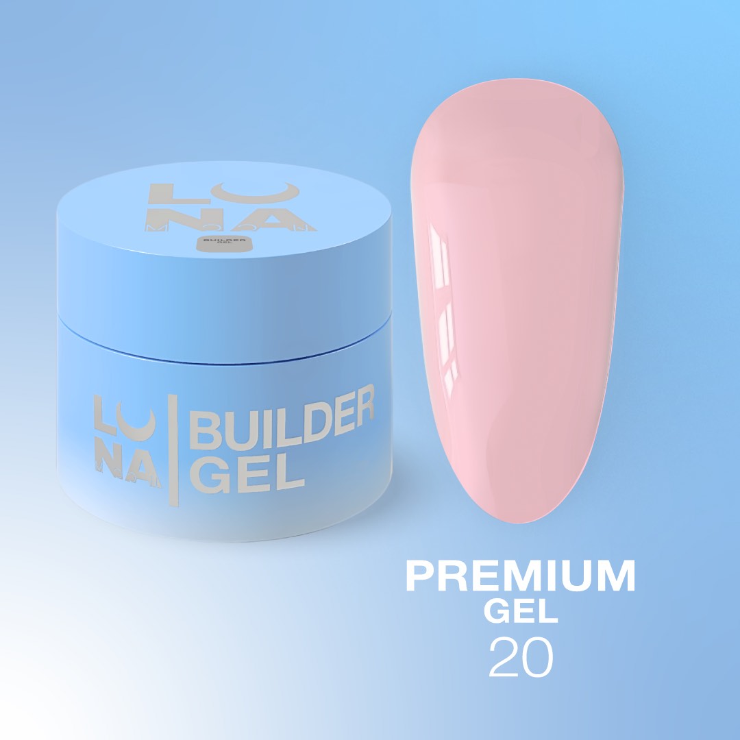 Lunamoon Premium Gel 15ml #20 - Prémium Építő Zselé