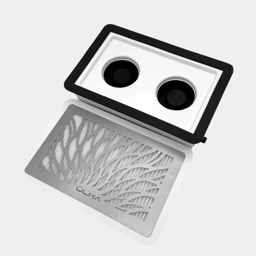 ÜLKA Tornado - Beépíthető műkörmös porelszívó - Dupla ventilátoros