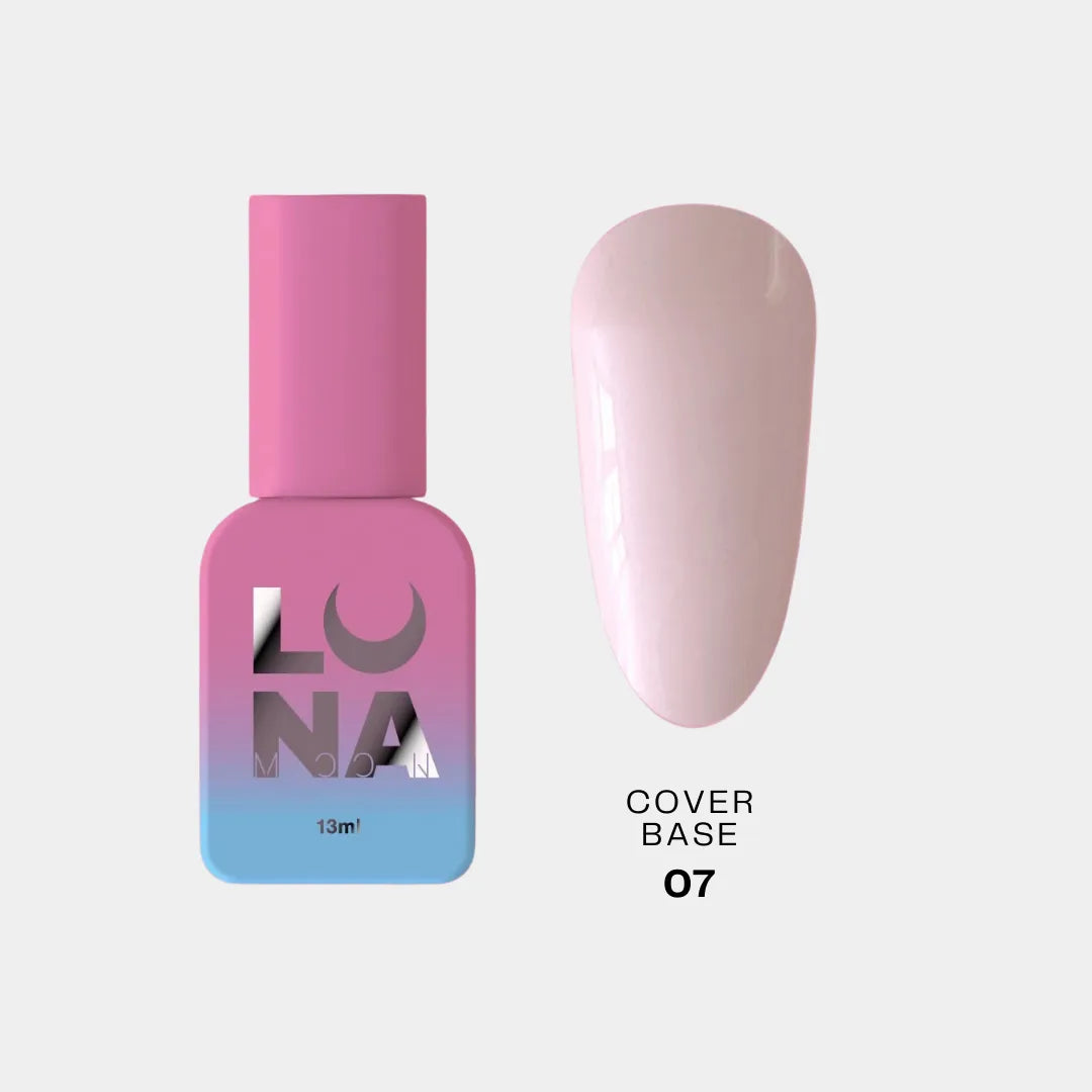 Lunamoon Cover Base 13ml #7 - Gél lakk alapozó