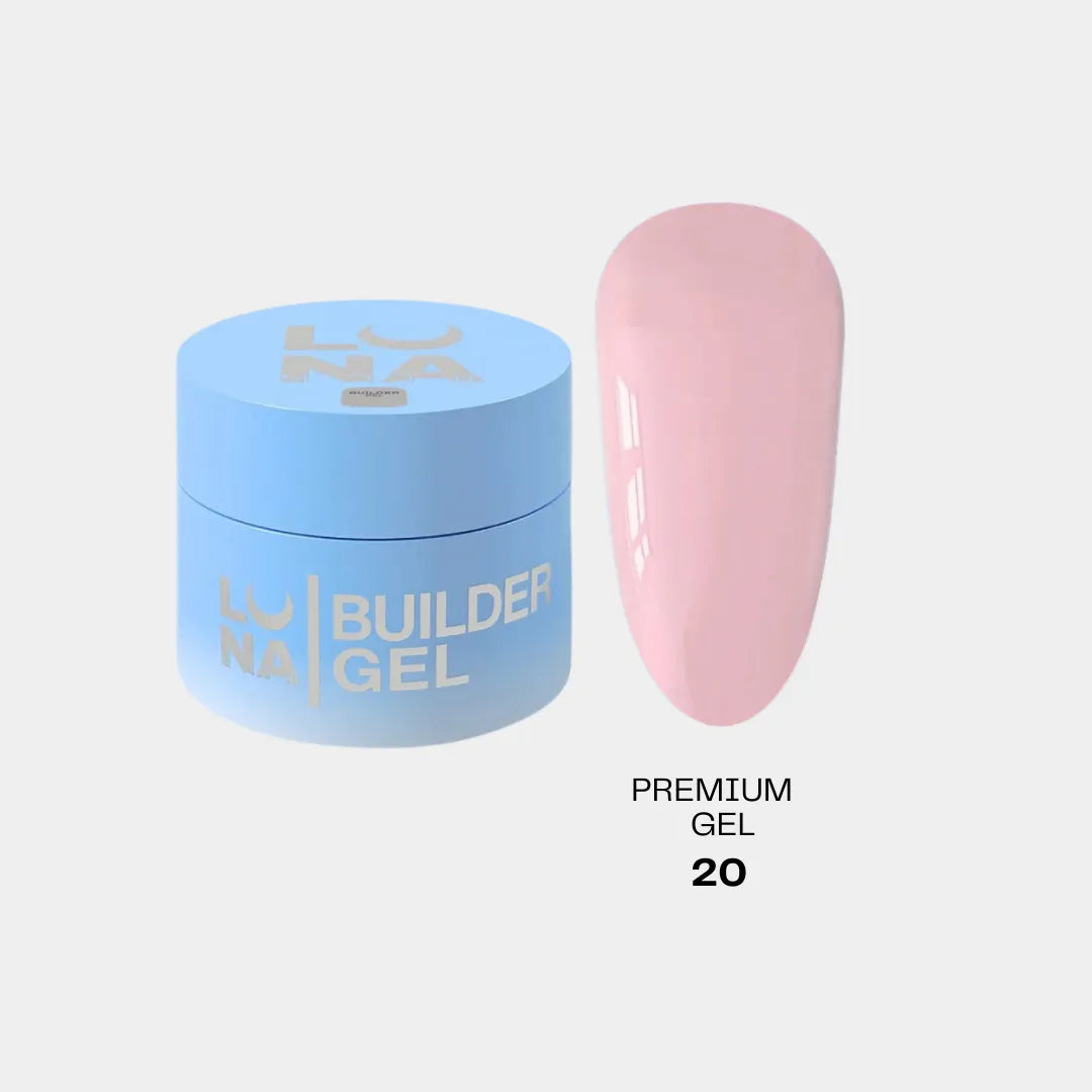 Lunamoon Premium Gel 15ml #20 - Prémium Építő Zselé