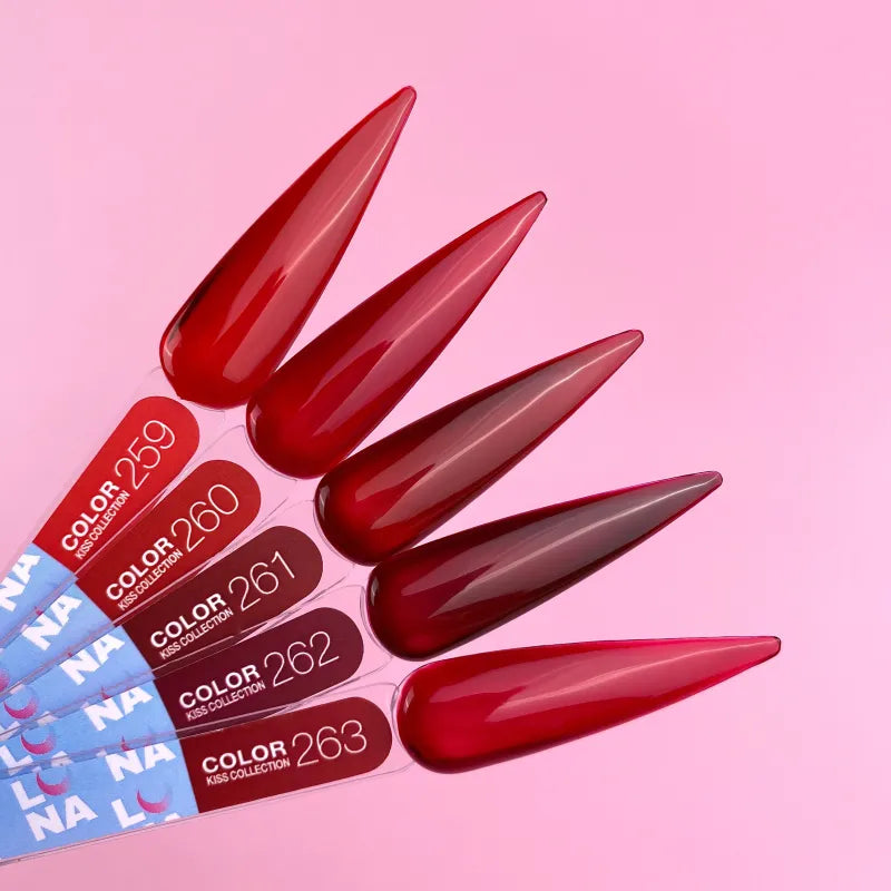 Lunamoon Color Kiss 13ml #263 - Prémium Gél Lakk Vitrázshatással
