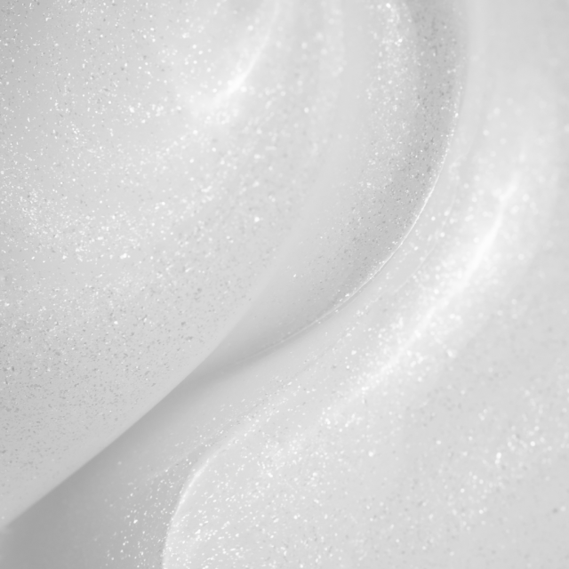 One Touch Glitter Milky White Építőzselé 30g