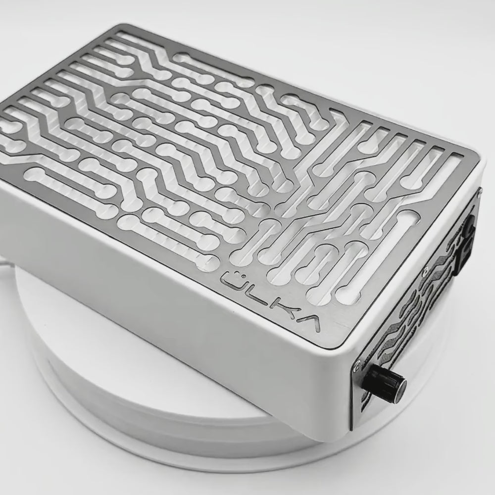 ÜLKA Nano - Hordozható műkörmös porelszívó - Dupla ventilátoros rendszer